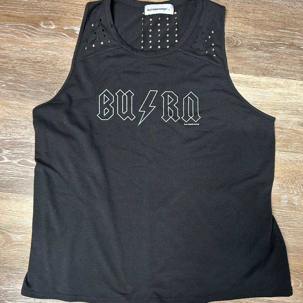 Burn Boot Camp Woman’s Large Blank Sculpted Muscle Tank Top